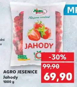 Kaufland AGRO JESENICE Jahody 1000 g nabídka