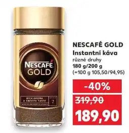 Kaufland Nescafé Gold Instantní káva nabídka