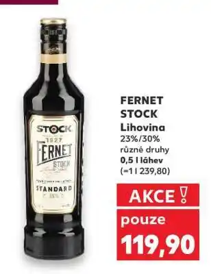 Kaufland Fernet Stock nabídka