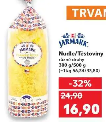 Kaufland Jarmark Nudle/Těstoviny nabídka