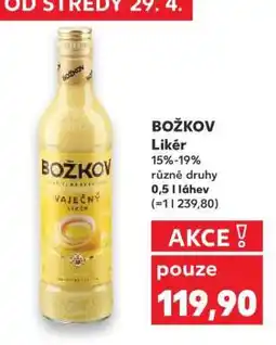 Kaufland BOŽKOV Likér nabídka