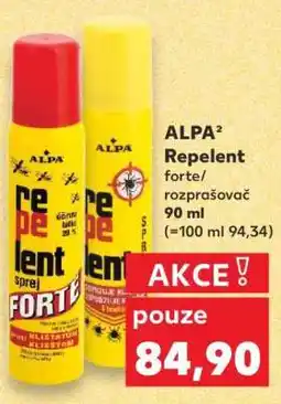 Kaufland ALPA Repelent forte/rozprašovač nabídka