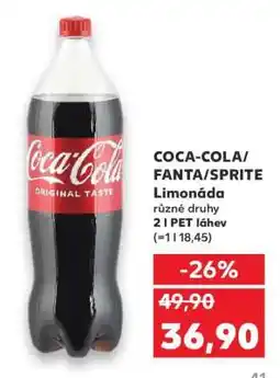 Kaufland Coca-Cola, Fanta, Sprite nabídka