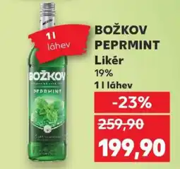 Kaufland Božkov Peprmint nabídka