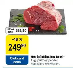 Tesco Hovězí kližka bez kosti nabídka
