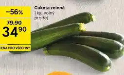 Tesco Cuketa zelená nabídka