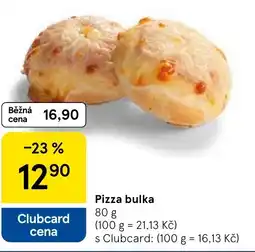 Tesco Pizza bulka nabídka