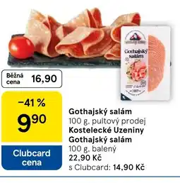 Tesco Gothajský salám nabídka