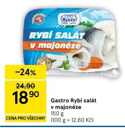 Tesco Gastro Rybí salát v majonéze nabídka