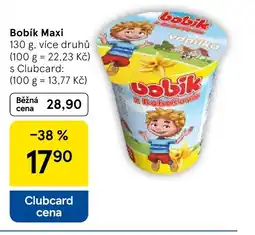 Tesco Bobík Maxi nabídka