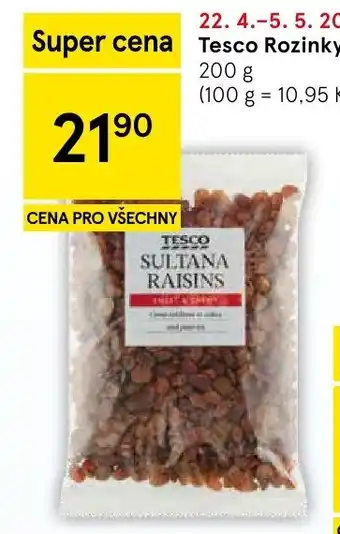 Tesco Tesco Rozinky nabídka