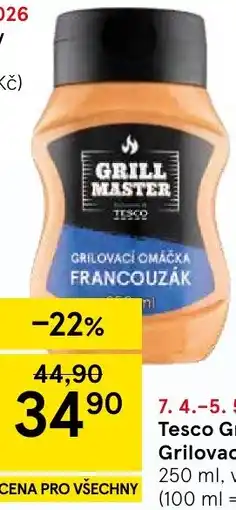 Tesco Tesco Grill Master Grilovací omáčka nabídka