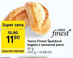 Tesco Tesco Finest Špaldová bageta z kamenné pece nabídka