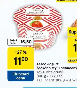 Tesco Tesco Jogurt řeckého stylu ochucený nabídka