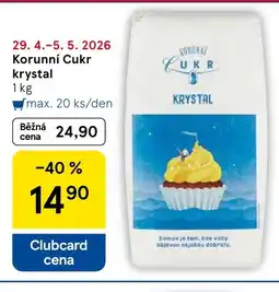 Tesco Korunní Cukr krystal nabídka