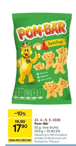 Tesco Pom-Bär nabídka