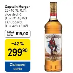 Tesco Captain Morgan nabídka