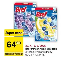 Tesco Bref Power Aktiv WC blok nabídka