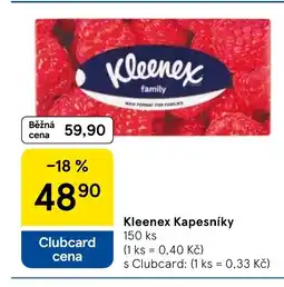Tesco Kleenex Kapesníky nabídka
