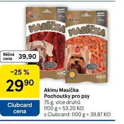 Tesco Akinu Masíčka Pochoutky pro psy nabídka
