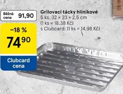 Tesco Grilovací tácky hliníkové nabídka