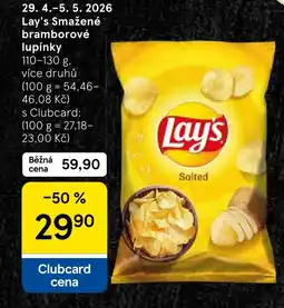 Tesco Lay's Smažené bramborové lupínky nabídka