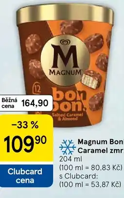 Tesco Magnum Bonbon Salted Caramel zmrzlina nabídka