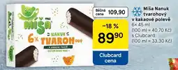 Tesco Míša Nanuk tvarohový v kakaové polevě nabídka