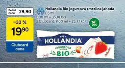 Tesco Hollandia Bio jogurtová zmrzlina jahoda nabídka