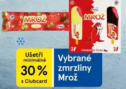 Tesco Vybrané zmrzliny Mrož nabídka