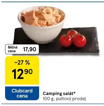 Tesco Camping salát nabídka