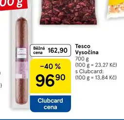 Tesco Tesco Vysočina nabídka
