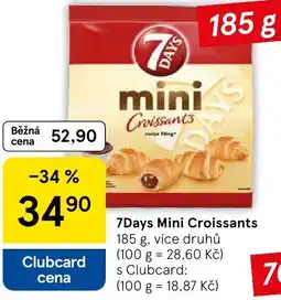 Tesco 7Days Mini Croissants nabídka