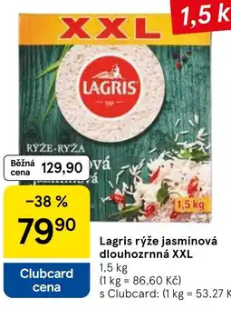 Tesco Lagris rýže jasmínová dlouhozrnná XXL nabídka