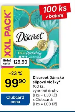 Tesco Discreet Dámské slipové vložky nabídka