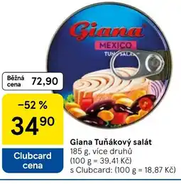 Tesco Giana Tuňákový salát nabídka