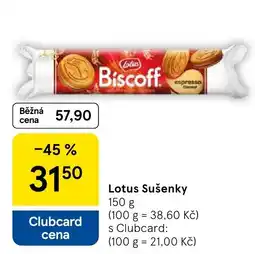 Tesco Lotus Sušenky nabídka