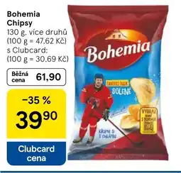 Tesco Bohemia Chipsy nabídka