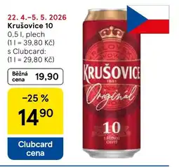 Tesco Krušovice 10 nabídka