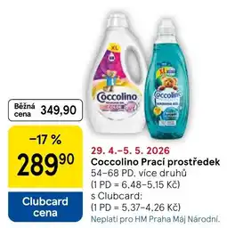 Tesco Coccolino Prací prostředek nabídka