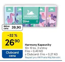Tesco Harmony Kapesníky nabídka