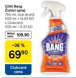 Tesco Cillit Bang Čisticí sprej nabídka