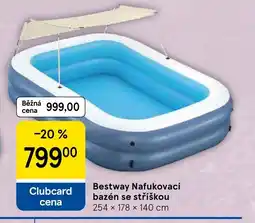 Tesco Bestway Nafukovací bazén se stříškou nabídka