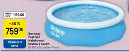 Tesco Bestway Fast Set Nafukovací kruhový bazén nabídka