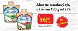 MP Krásno Almette tvarohový sýr, s křenem 23% nabídka
