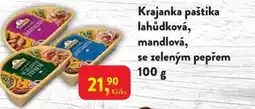 MP Krásno Krajanka paštika lahůdková, mandlová, se zeleným pepřem nabídka