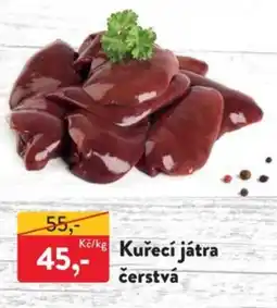 MP Krásno Kuřecí játra čerstvá nabídka