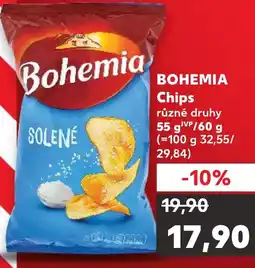 Kaufland BOHEMIA Chips nabídka