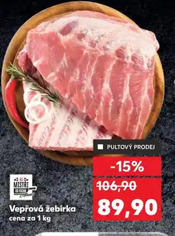 Kaufland Vepřová žebírka nabídka
