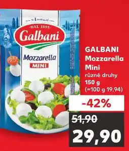 Kaufland GALBANI Mozzarella Mini nabídka